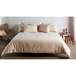 Enveloppe de couette Passion Home Linen - Brushed Satin Greige