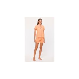 Pyjama femme Woody Blouse Dots - Orange