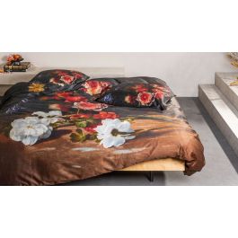 Enveloppe de couette Essenza Blooming Story - Dark Brown