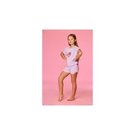 Pyjama fille Woody Loose Fit Chameleon - Lilas