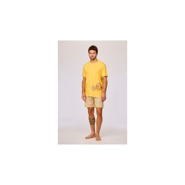 Pyjama homme Woody Str Short Tiger - Jaune