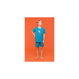 Pyjama garçon Woody Hermit Lobster Waves - Bleu