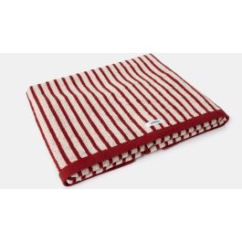 Serviette de bain Woody Stripes - Dark Red