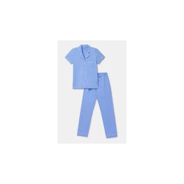 Pyjama femme Woody Shirt Buttons km - Bleu