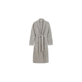 Peignoir Hip Uni - Gris argenté