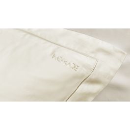 Set de taies d'oreiller Nomade Promesse Coton Egyptien - Crème