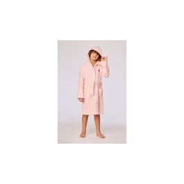 Peignoir Kids Woody Stripes Hood - Rose