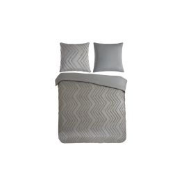 Enveloppe de couette Pure Zigzag - Taupe