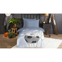 Enveloppe de couette Kids Good Morning Tijmen Flannel - Bleu