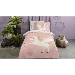 Enveloppe de couette Kids Good Morning Goal - Bleu