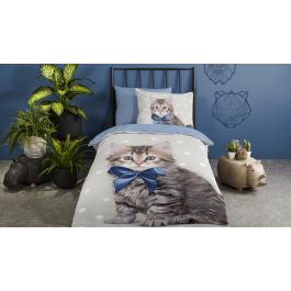 Enveloppe de couette Kids Good Morning Mae - Bleu