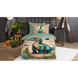 Enveloppe de couette Kids Good Morning Milo - Green