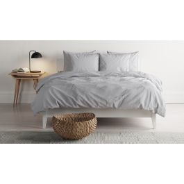 Enveloppe de couette Nomade Washed Cotton Uni - Gris clair