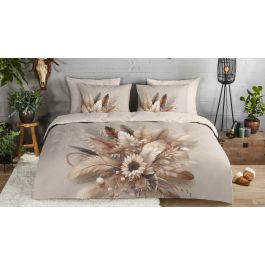 Enveloppe de couette Good Morning Barro Flannel - Sand
