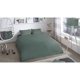 Enveloppe de couette Good Morning Uni - Olive Green