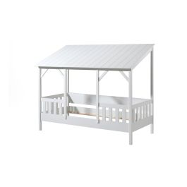 Vipack Lit Maison avec toit coloré