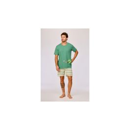 Pyjama homme Woody Str Short Caméléon - Vert