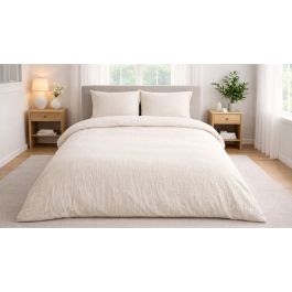 Enveloppe de couette Nomade 100% Mousseline - Blanc