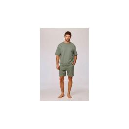 Pull Woody à manches courtes pour hommes - Khaki Green