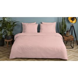 Enveloppe de couette Hip Cotton Satin Uni - Pink