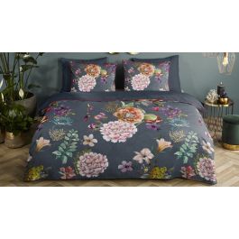 Enveloppe de couette Descanso Parma - Anthracite