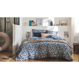 Enveloppe de couette Essix Reflets - Bleu gris