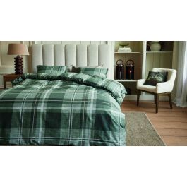 Enveloppe de couette Riviera Maison Tartan Check - Green