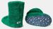 Chausson Woody - Vert foncé