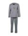 Woody Heren Pyjama Frost Grijs Melange