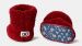 Chausson Woody - Rouge foncé