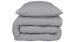 Enveloppe de couette Nomade Washed Cotton Uni - Gris laiteux