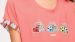 Pyjama pour fille Woody Ladybird Flosses - Rouge corail