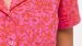 Pyjama femme Woody Blouse Coral Print - Rouge