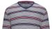 Pyjamas Hommes Pasha Vneck stripes - Rouge foncé