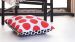 Coussin décoratif KAAT Amsterdam Yayo - Rouge