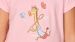 Pyjama fille Woody Short Girafe - Rose