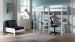 Lit mezzanine Vipack Pino avec lit superposé