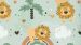 Enveloppe de couette Kids Good Morning Lions - Vert