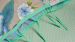 Drap-housse Pip Studio Point de croix - Vert clair