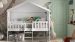 Vipack Lit Maison Avec Échelle