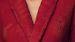 Robe de chambre pour dames Woody Uni - Rouge foncé