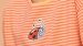 Pyjama pour fille Woody Ladybird Stripes - Coral Orange