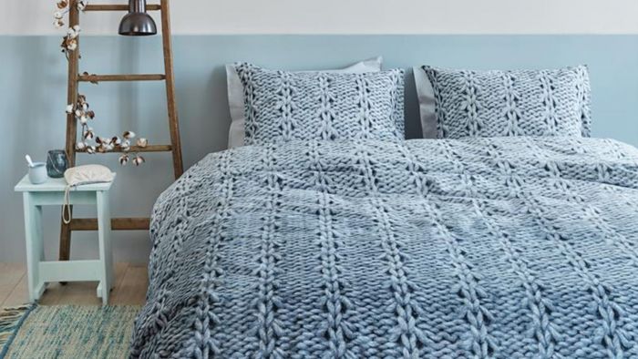 Ariadne at Home Handcraft Dekbedovertrek - Blauw