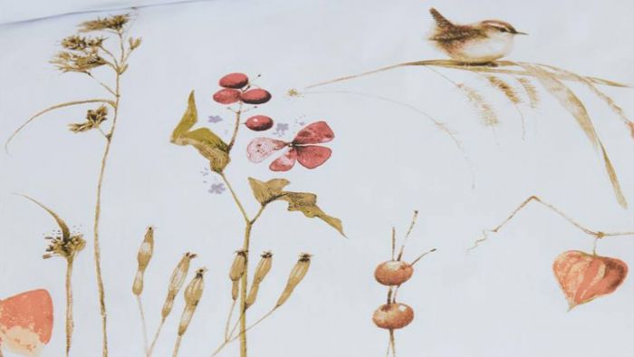Marjolein Bastin Golden Berries Dekbedovertrek - Oranje - Detail