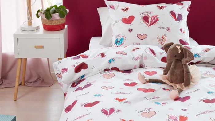 Beddinghouse Kids Sweet Love Dekbedovertrek - Roze - Sfeer