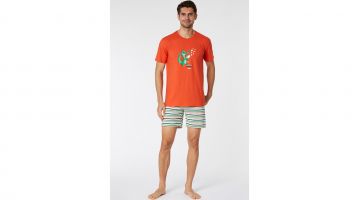 Woody Heren Pyjama Paprika