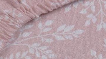 Drap-housse Pip Leafy - Rose