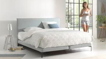 Sleepy Elegance Vlak boxspring opgemaakt zonder model 1