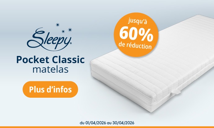 Matelas Sleepy Classic Pocket