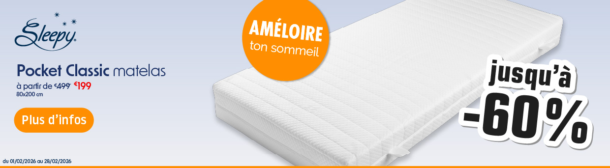 Matelas Sleepy Classic Pocket